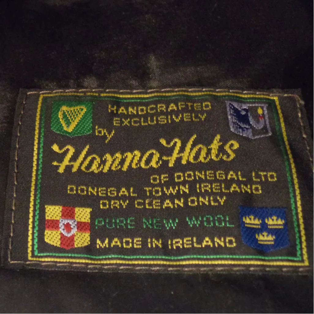 The Eight Piece Tweed Cap in Brown Herringbone by Hanna Hats of Donegal