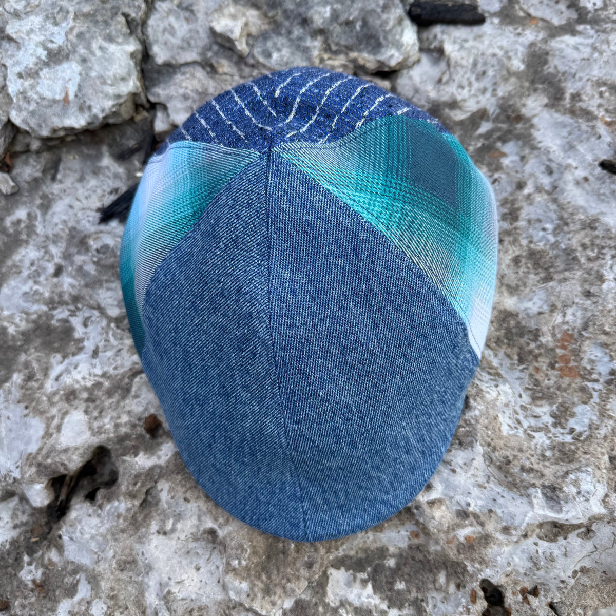 Kanaloa Patchwork Club Cap -  6 Panel - Hales Speed Shop X FunkyBrims Collab (with pin)