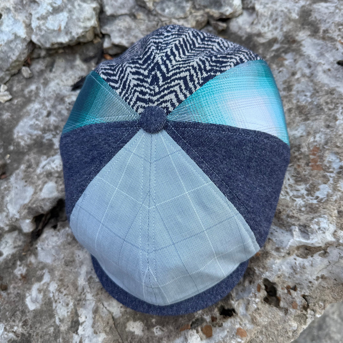 Kanaloa Patchwork Newsboy Hales Speed Shop X FunkyBrims Collab (with pin)