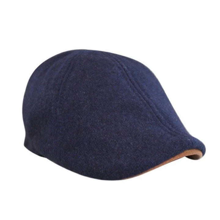 The Kenmore Royal Blue & Brown Brim Cap by Boston Scally Co.