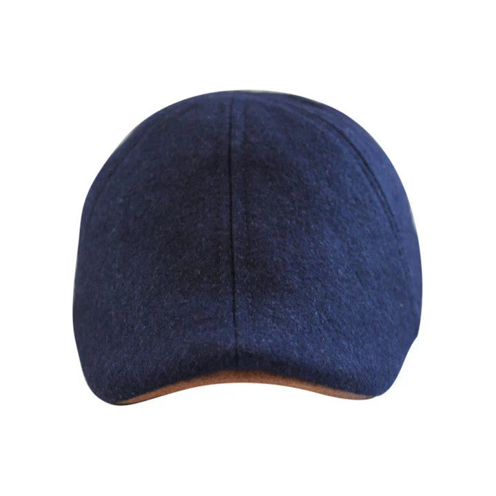 The Kenmore Royal Blue & Brown Brim Cap by Boston Scally Co.