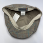 Brown, Tan, blue, and beige newsboy cap by FunkyBrims.