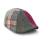 The Kringle - Crimson & Green Plaid Christmas Cap by Boston Scally Co.