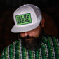 Green Cheyenne Flat Bill Trucker Hat by Hales Speed Shop x FunkyBrims