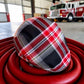 Leatherhead Flannel Flat Cap -  Hales Speed Shop X FunkyBrims Collab (with Pin)
