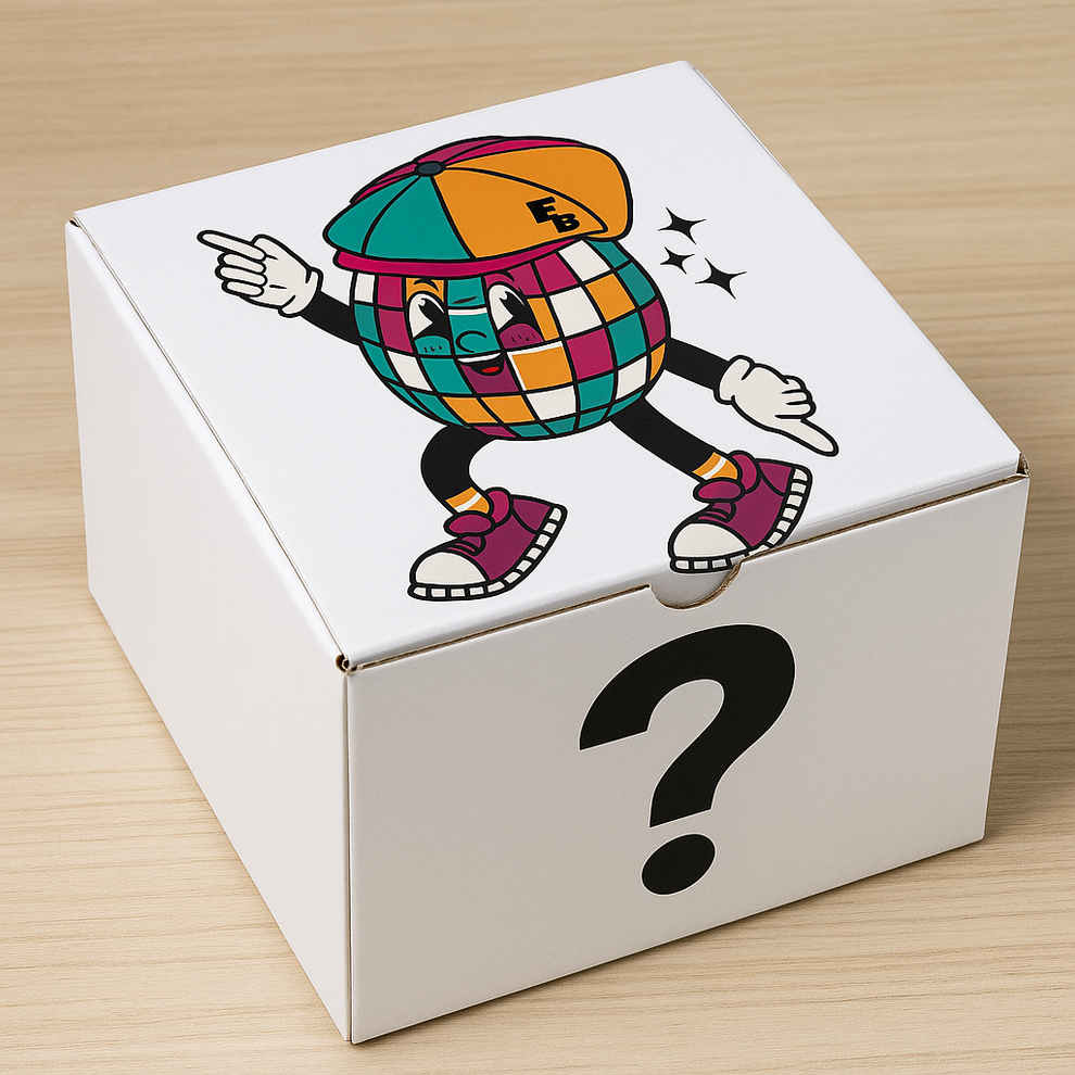 Funky Mystery Brims Box – 3 Surprise Caps + Bonus Pin Pack – FunkyBrims