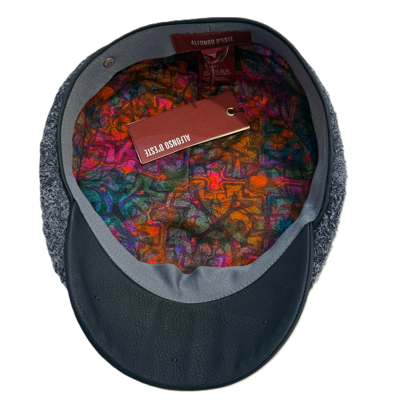LIMITED QUANTITIES - The Nightwave Leather Newsboy by Alfonso d’Este x FunkyBrims