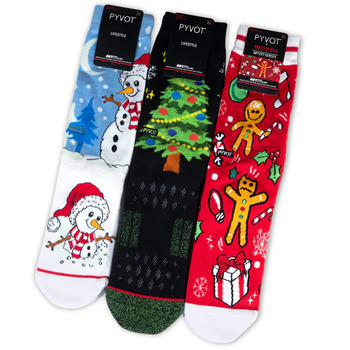 PYVOT Christmas Socks Gift Pack