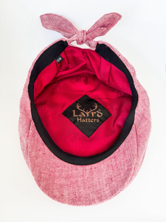 The Bow Flat Cap - Linen by Laird Hatters (3 Colors)