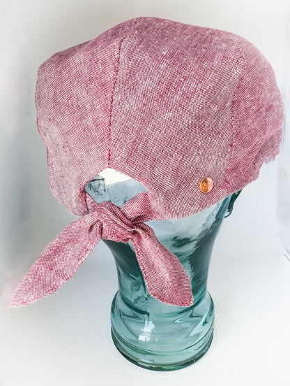 The Bow Flat Cap - Linen by Laird Hatters (3 Colors)