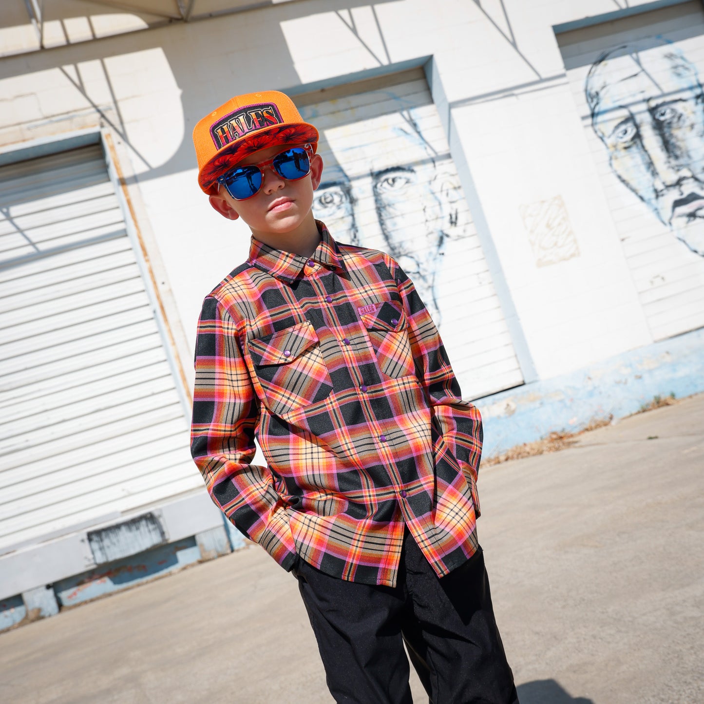 Youth Redondo Flannel by Hales Speed Shop x FunkyBrims