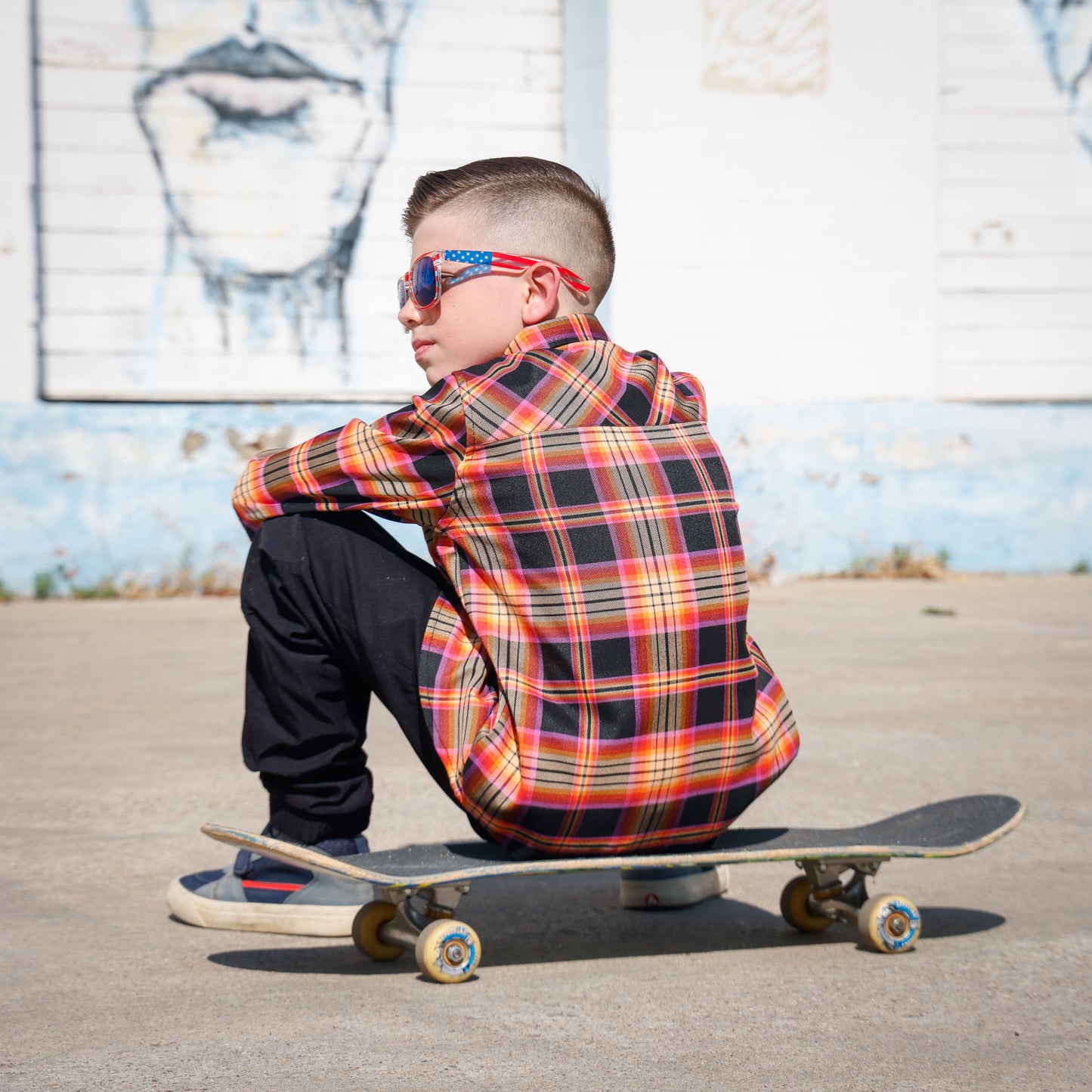 Youth Redondo Flannel by Hales Speed Shop x FunkyBrims