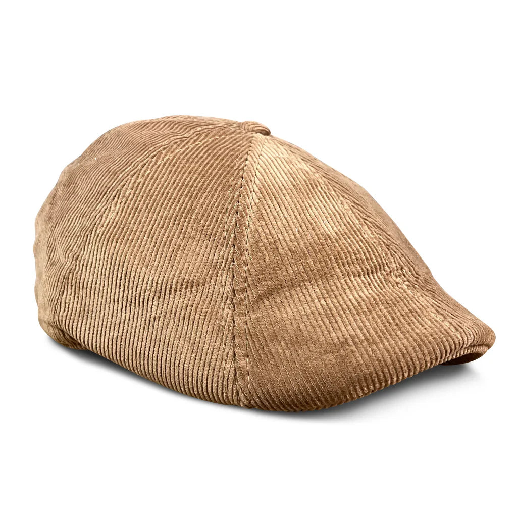 The Roy - Craft Tan Corduroy Cap by Boston Scally Co. old