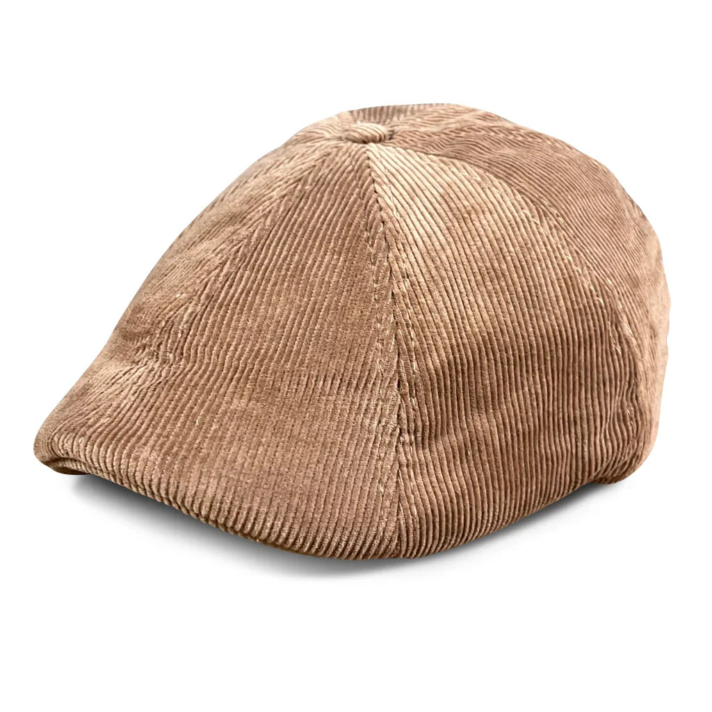 The Roy - Craft Tan Corduroy Cap by Boston Scally Co. old