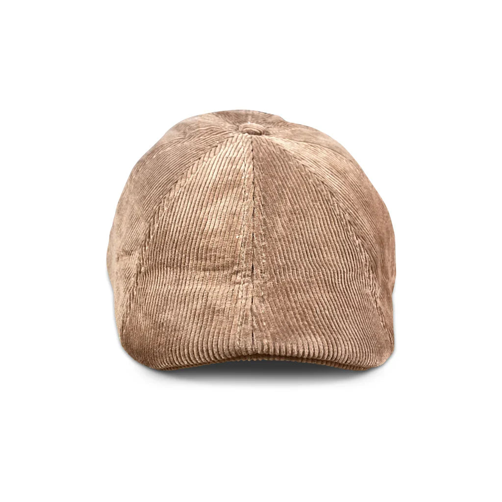 The Roy - Craft Tan Corduroy Cap by Boston Scally Co.