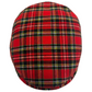 The Royal Stewart Tartan Flat Cap by FunkyBrims