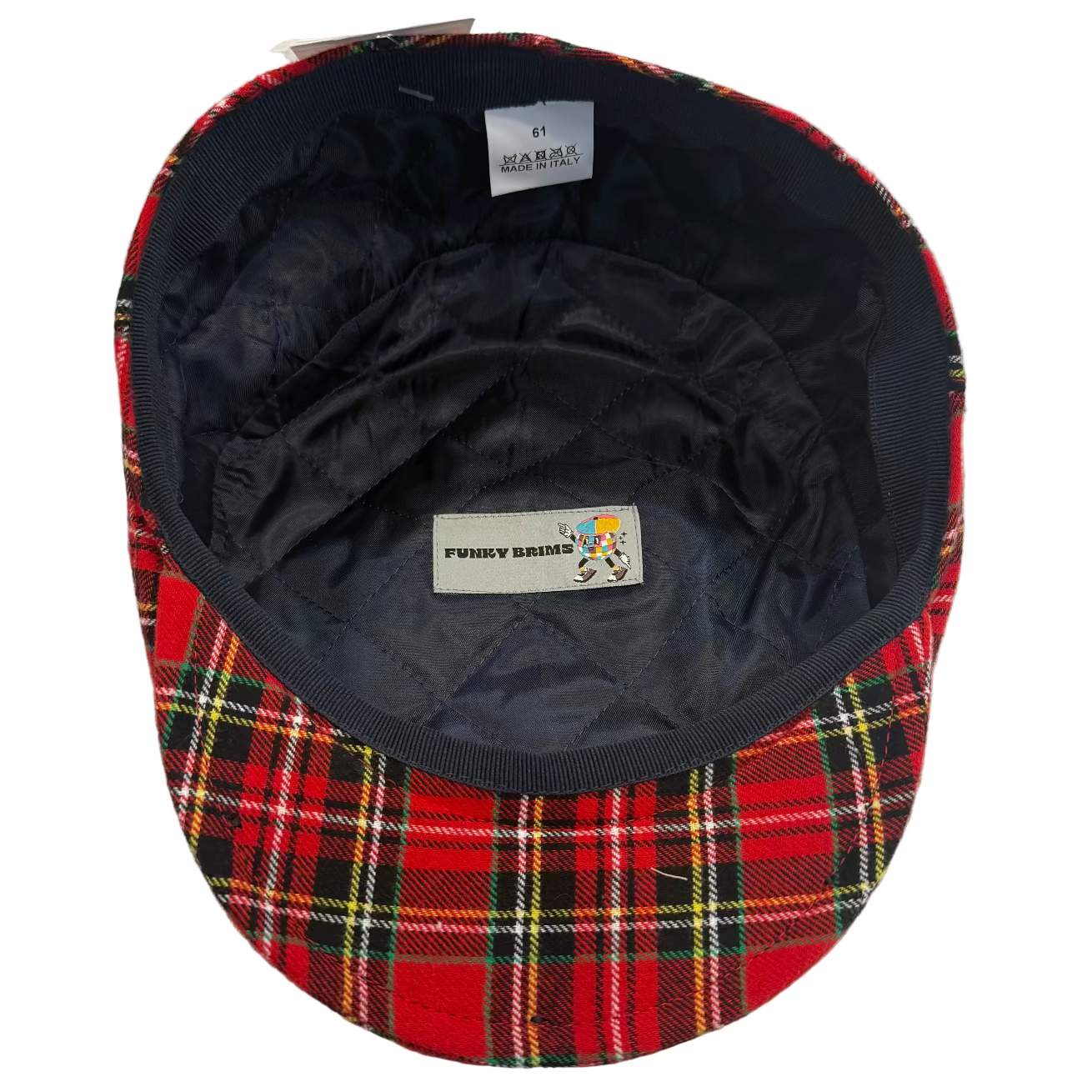 The Royal Stewart Tartan Flat Cap by FunkyBrims