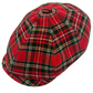 The Royal Stewart Tartan Wool Newsboy Cap by FunkyBrims