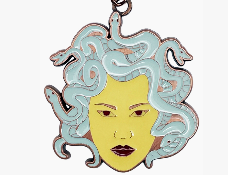 Medusa Enamel Pin