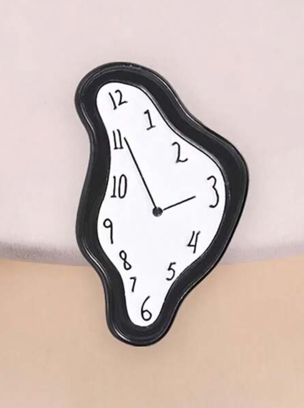 Dali Melting Clock Enamel Pin