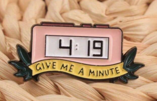 4:19 Enamel Pin