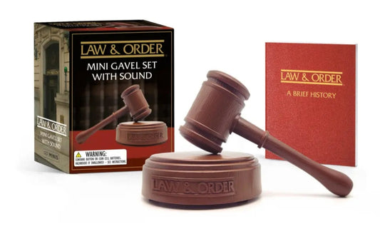 Law & Order: Mini Gavel Set with Sound
