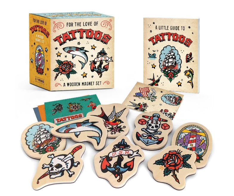 For the Love of Tattoos Magnet Set RP Mini
