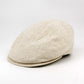 The Shade Beige Split Flat Cap by FunkyBrims with 40 UPF protection.