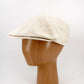 The Shade Beige Split Flat Cap by FunkyBrims with 40 UPF protection.