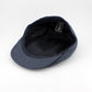 The Shade Navy Blue Split Flat Cap by FunkyBrims with 40 UPF protection.