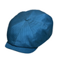 Hot Teal newsboy cap on a white background