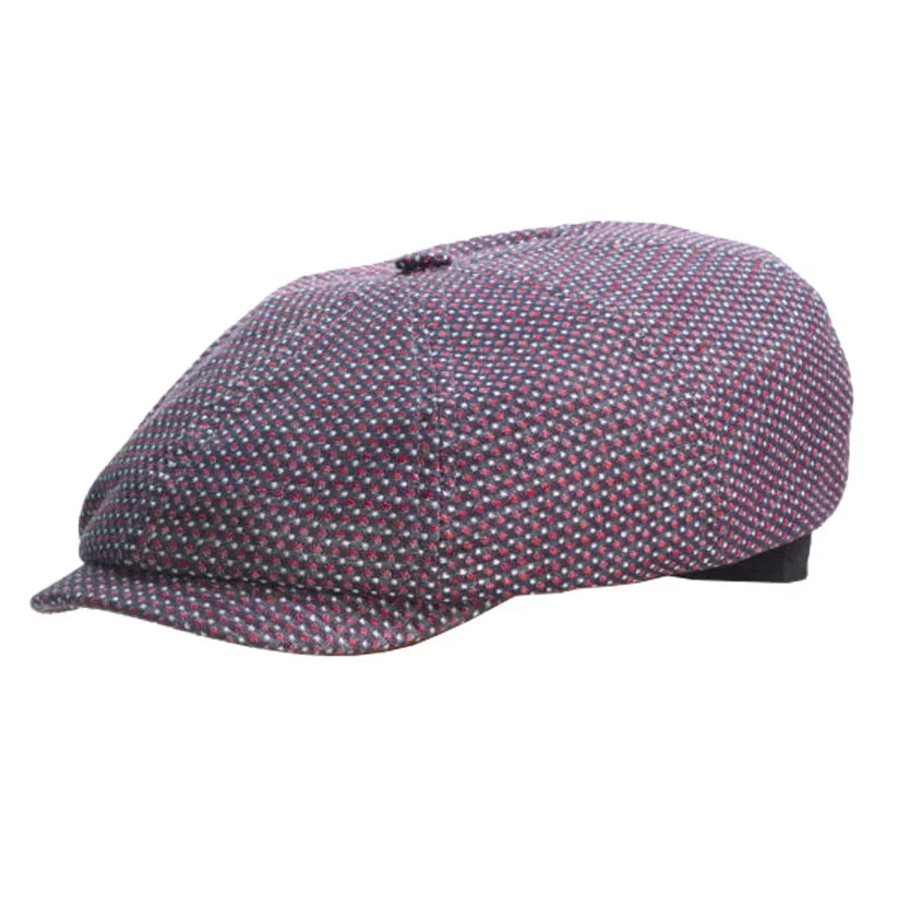 Polka Dot "Brooklyn" Newsboy by Laird Hatters (4 Colors)