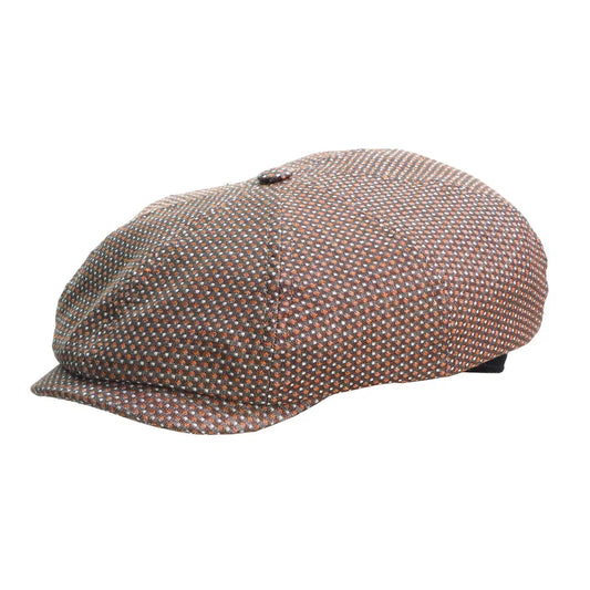 Polka Dot "Brooklyn" Newsboy by Laird Hatters (4 Colors)
