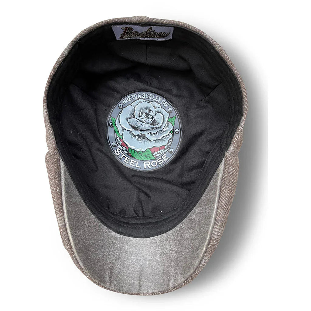 The Steel Rose Peaky Cap by Boston Scally Co.