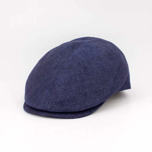 The LinenTone Navy Pub Cap by Hologramme Paris