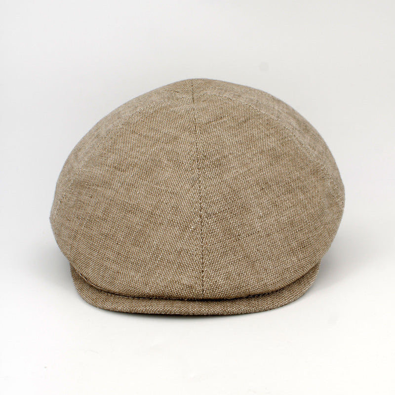 The LinenTone Sand Pub Cap by Hologramme Paris