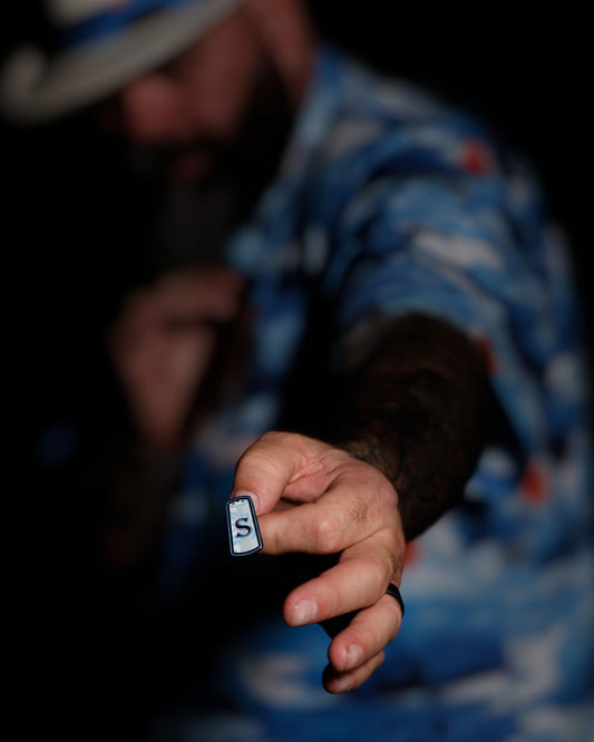 Villa Margarita "Lost Shaker of Salt" Enamel Cap Pin by Hales Speed Shop x FunkyBrims