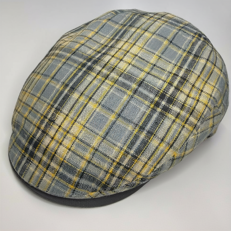 The Vermeer Plaid Italian Flat Cap by FunkyBrims