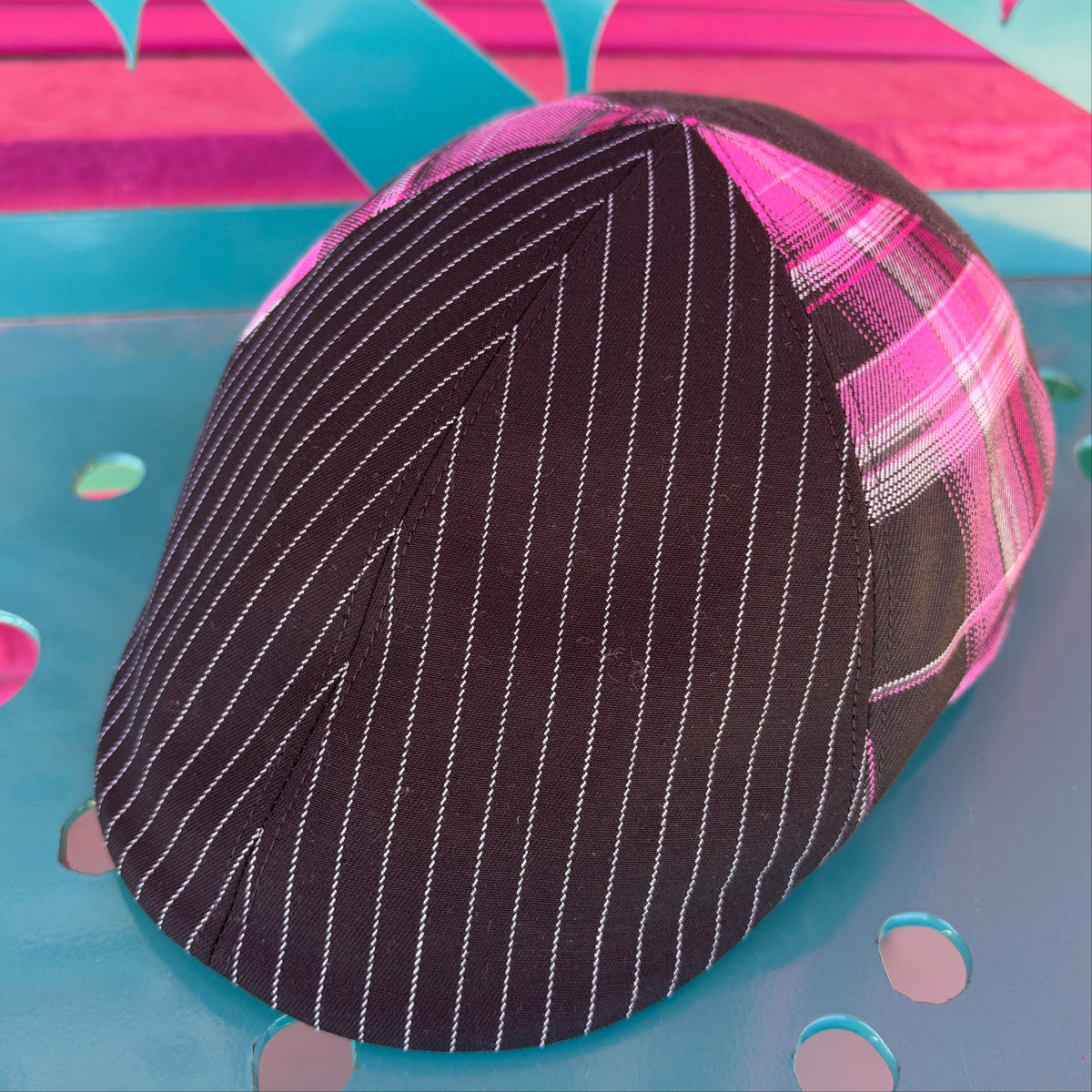Warrior II Patchwork Club Cap -  6 Panel - Hales Speed Shop X FunkyBrims Collab (with pin)