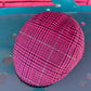 Warrior II Pink Houndstooth Flat Cap - Hales Speed Shop X FunkyBrims Collab (with Pin)