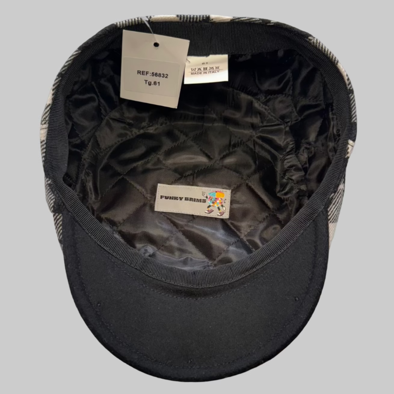 Black and White Lumberjack at FunkyBrims, winter Buffalo Check