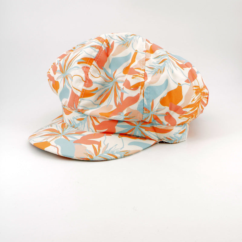 Women's Summer Floral Caps by Hologramme Paris