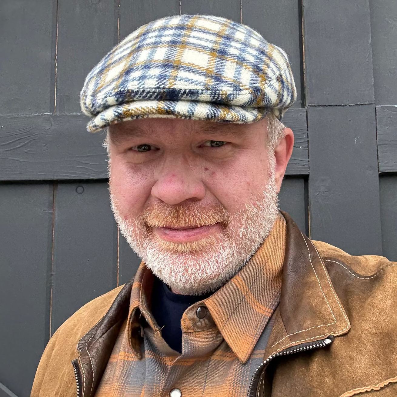 Yorkshire Plaid Flat Cap made in Italy FunkyBrims