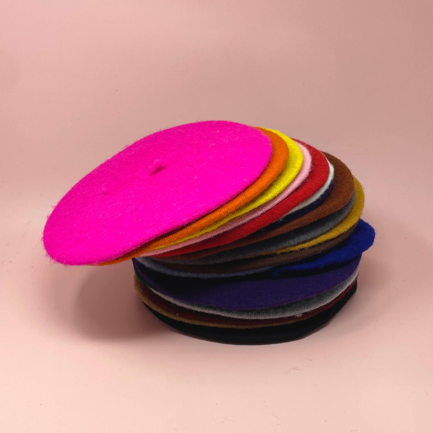 Bright Colored Wool Berets