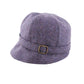 Women's "Purple Reign" Wool Flapper Cap by Mucros Weavers at FunkyBrims
