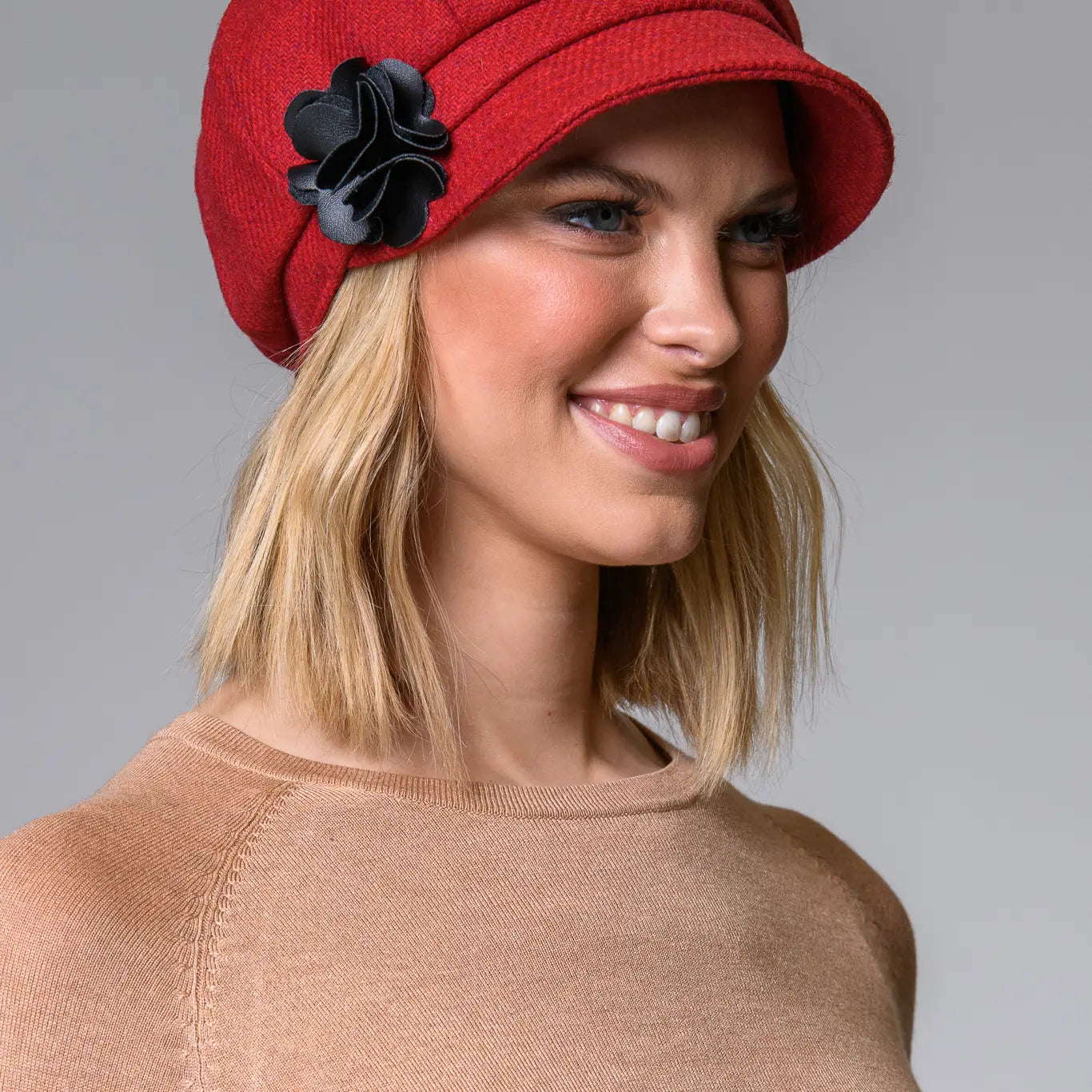 Mucros Weavers Women's Newsboy Wool Caps in Multiple Colors