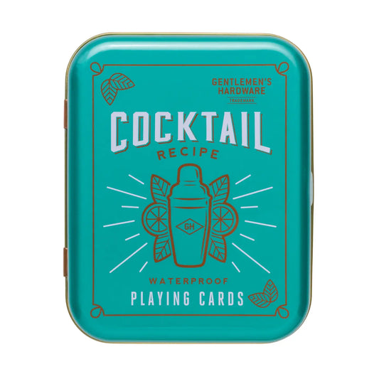 Cocktail Playing Cards with Recipes