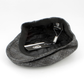 The Duke – Charcoal Plaid Flat Cap by Hologramme Paris – quilted lining