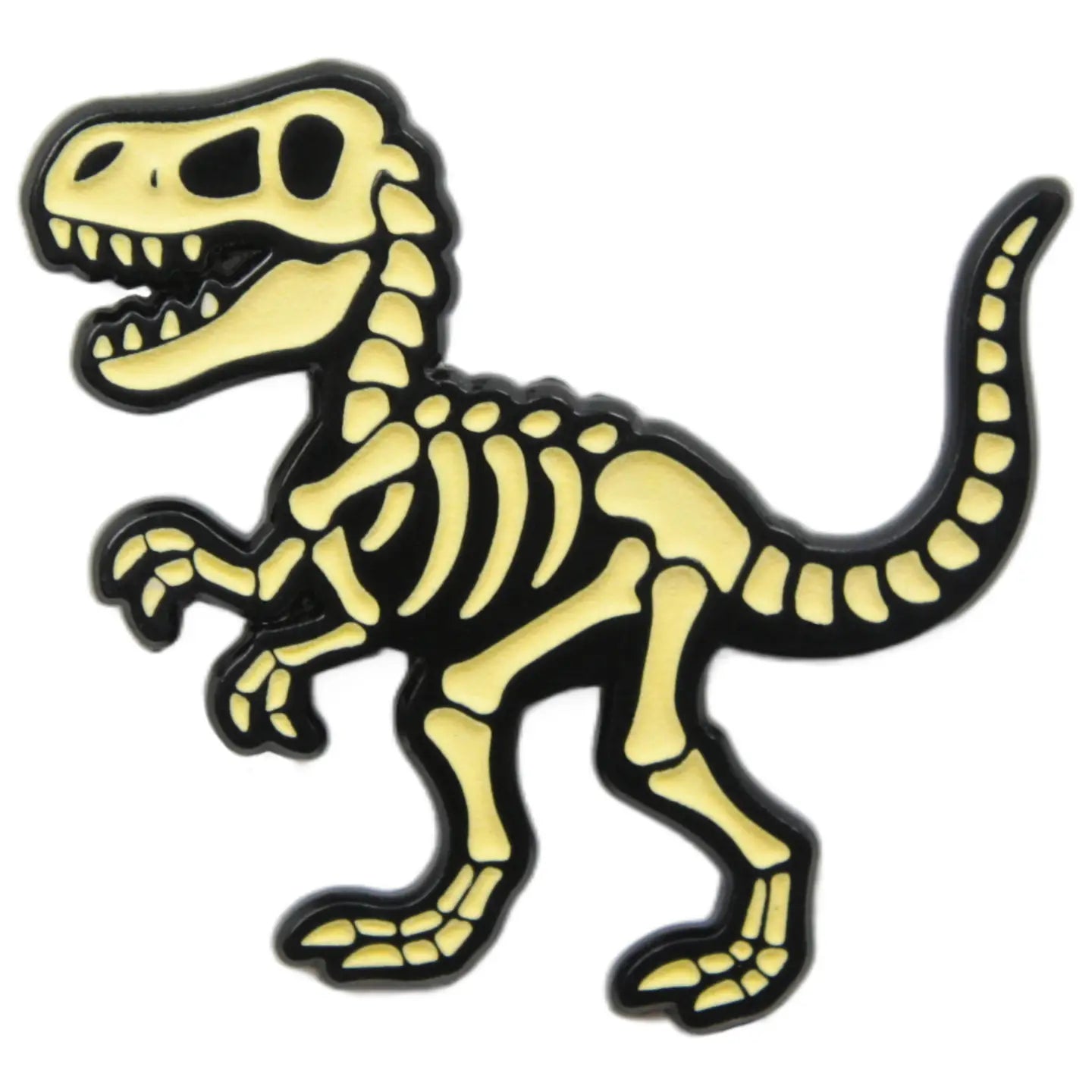 Glow in the Dark Dinosaur Enamel Pin