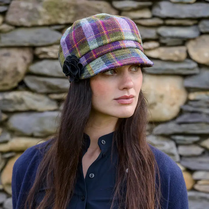 Mucros Weavers Women's Newsboy Wool Caps in Multiple Colors